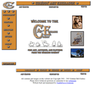 Tablet Screenshot of cowboyartexchange.net